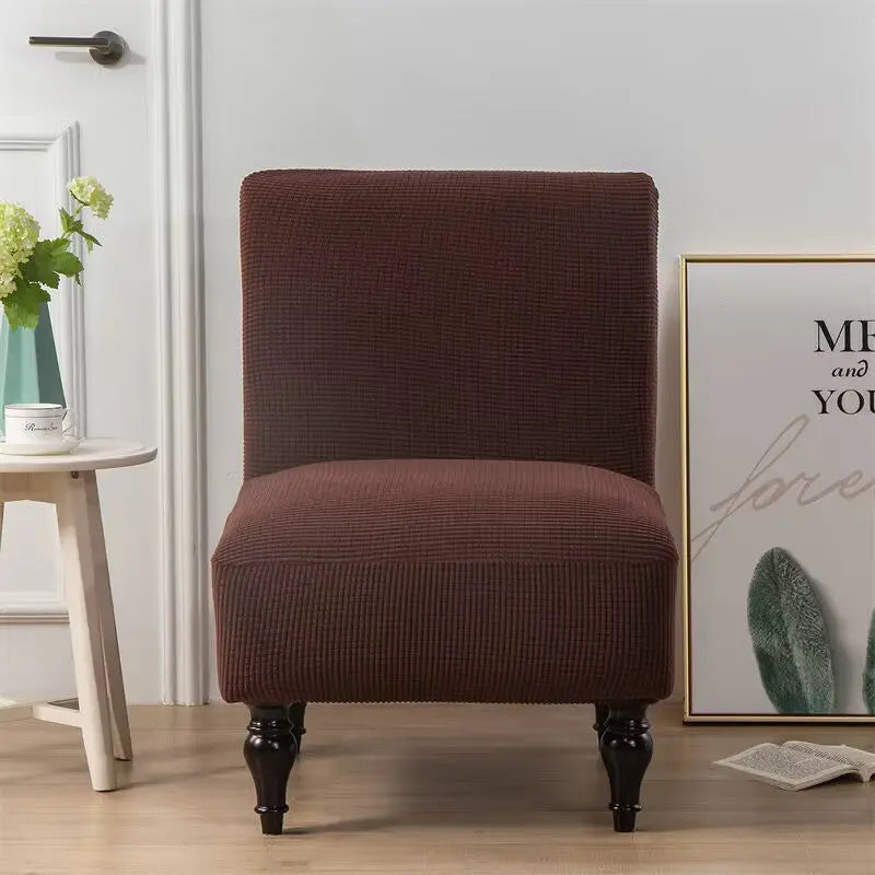 Armchair Covers Non-Slip Nordic LUMIÈRE Deep Coffee-Average Size