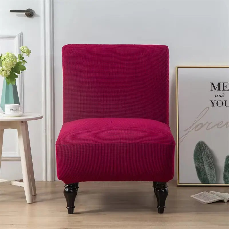 Armchair Covers Non-Slip Nordic LUMIÈRE Lafite Red-Average Size