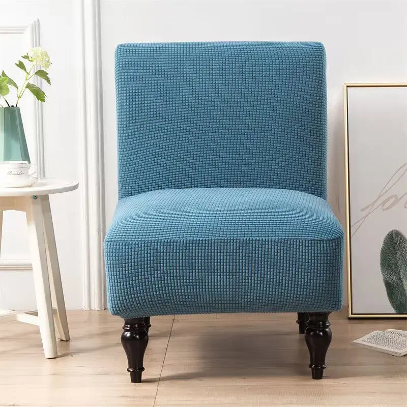 Armchair Covers Non-Slip Nordic LUMIÈRE West Lake Blue-Average Size
