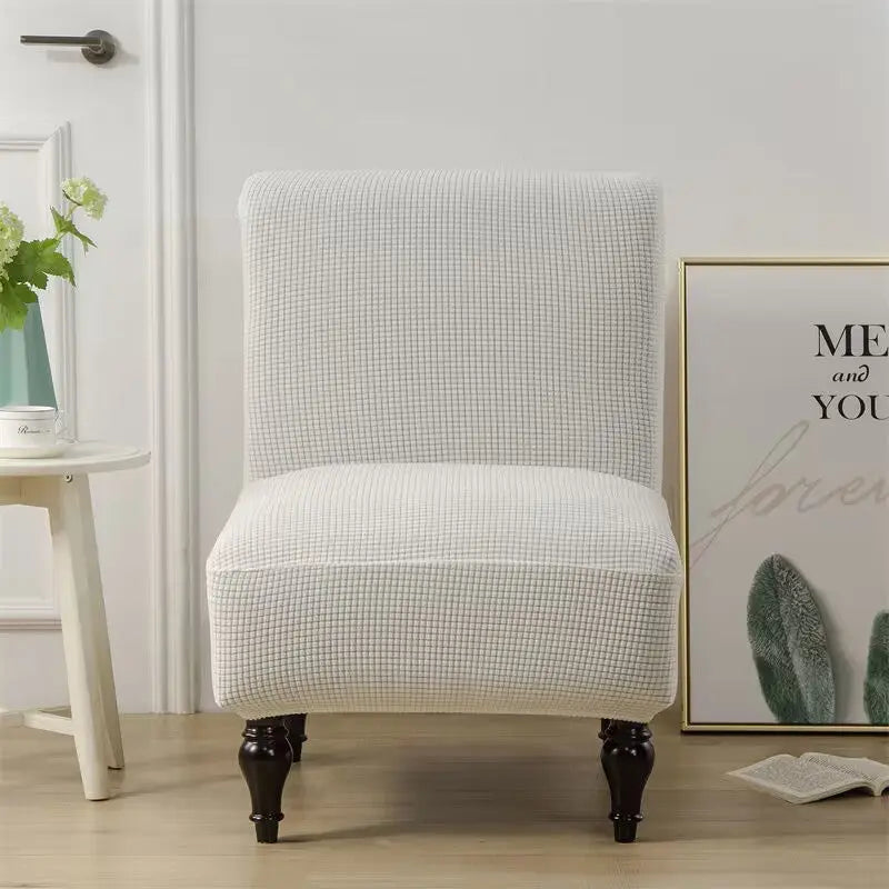 Armchair Covers Non-Slip Nordic LUMIÈRE White-Average Size