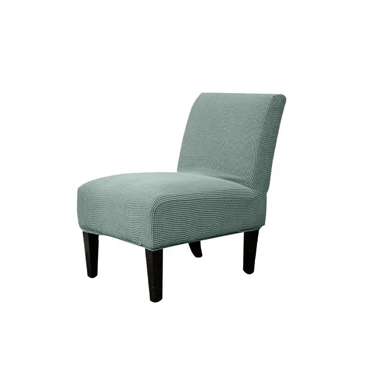 Armchair Covers Polar Fleece Cozy LUNETTE Matcha Green-Fat Stool Chair Cover L Size