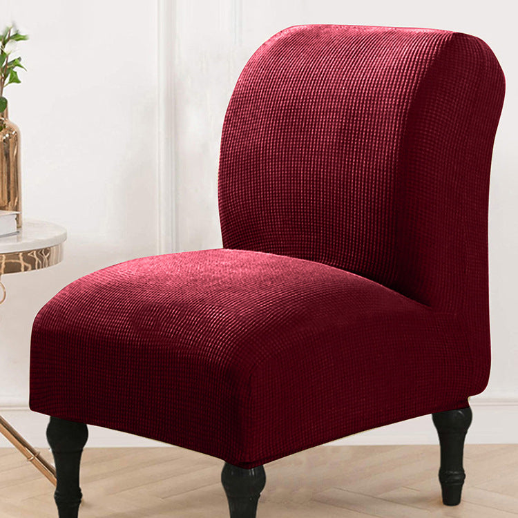 Armrest Cover Polar Fleece Cozy LUMINEA Wine Red-Fat Stool Chair Cover XL Size
