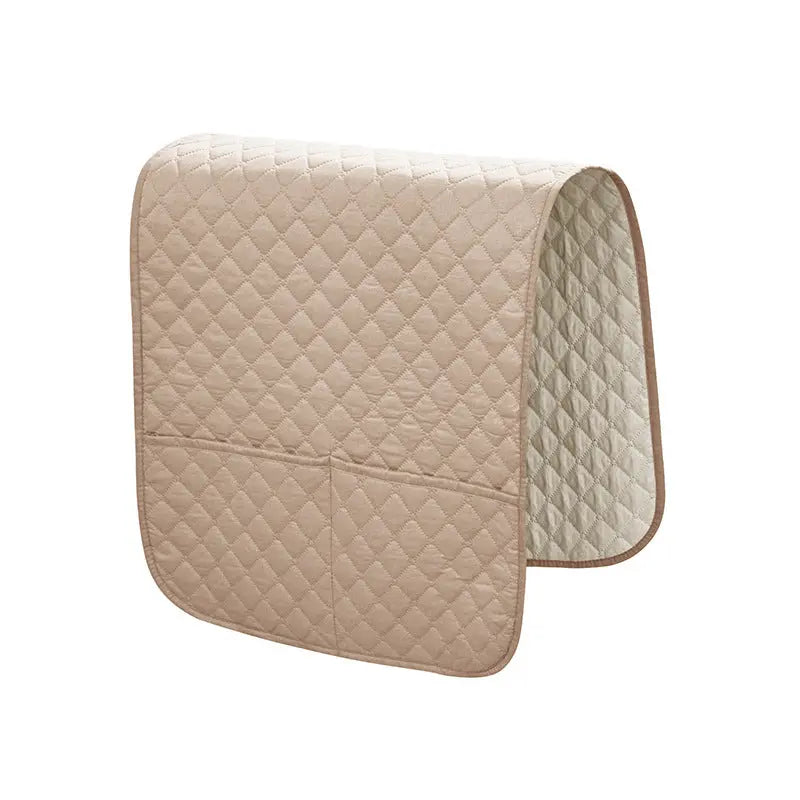Armrest Cover Waterproof Quilted LAVIENNE Khaki-1 Piece