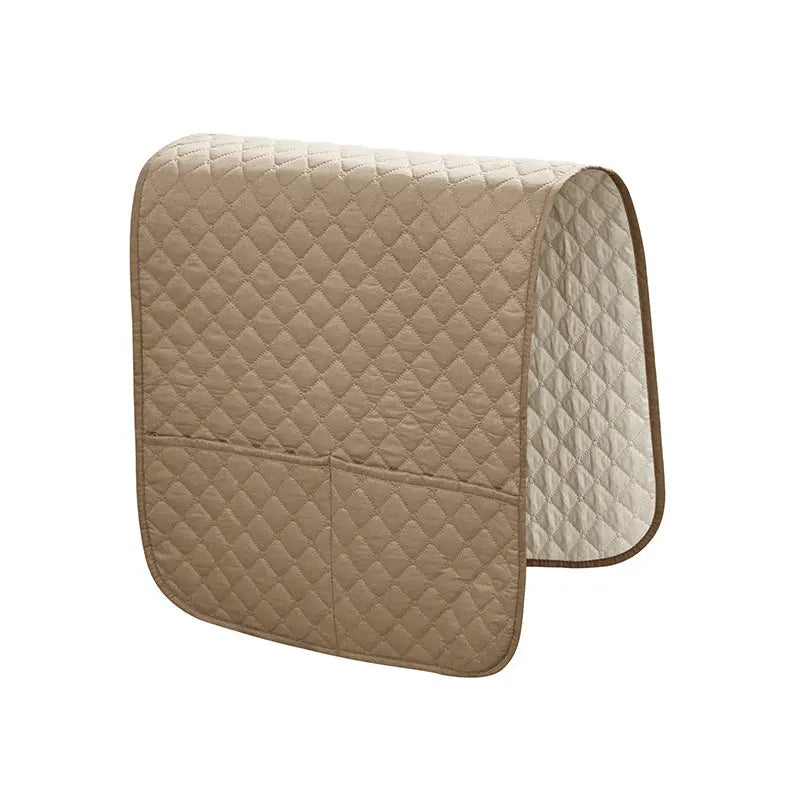 Armrest Cover Waterproof Quilted RAVELLE Sand Color-1 Piece