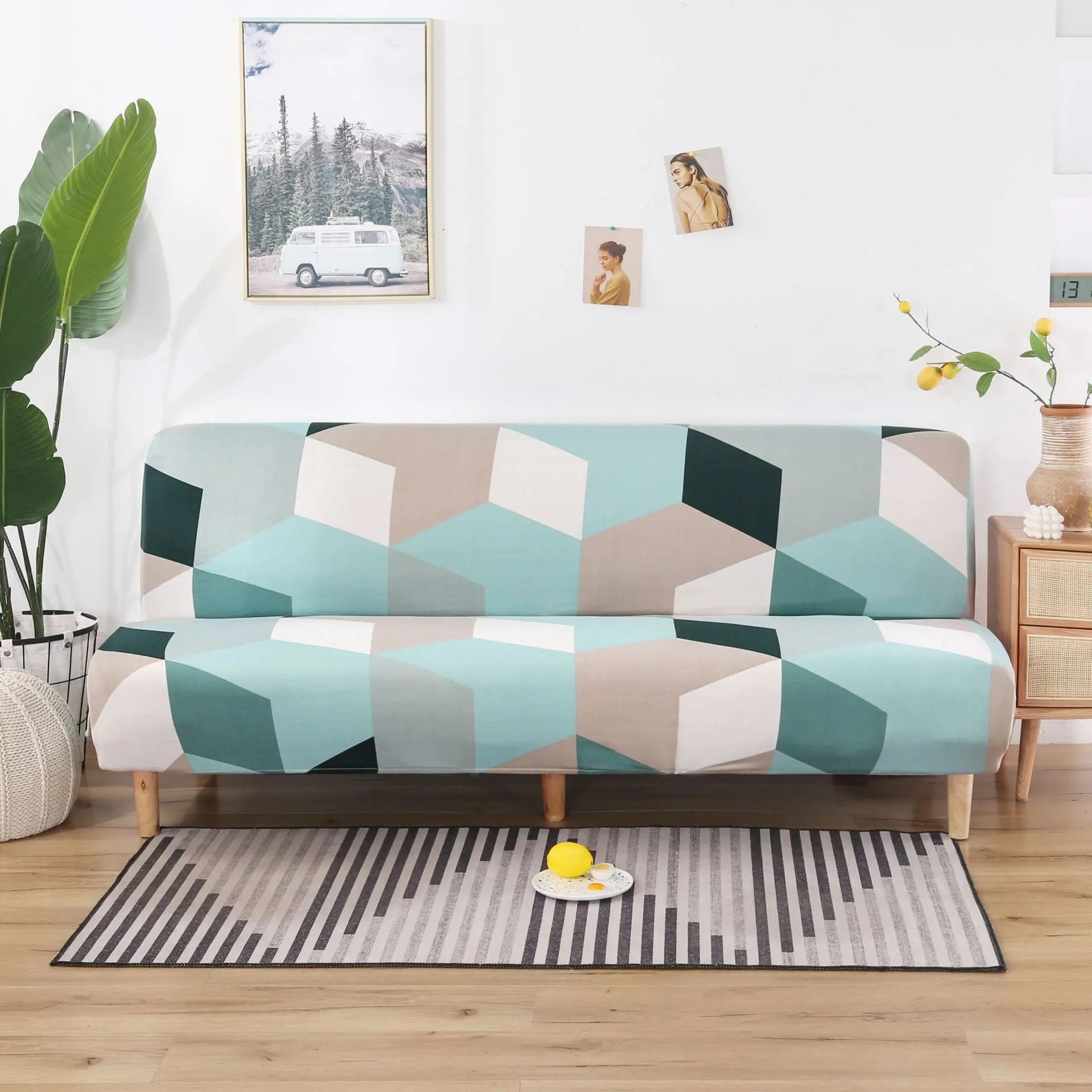 Armrest Covers Stretchable Polyester Nuvette Style-160to190