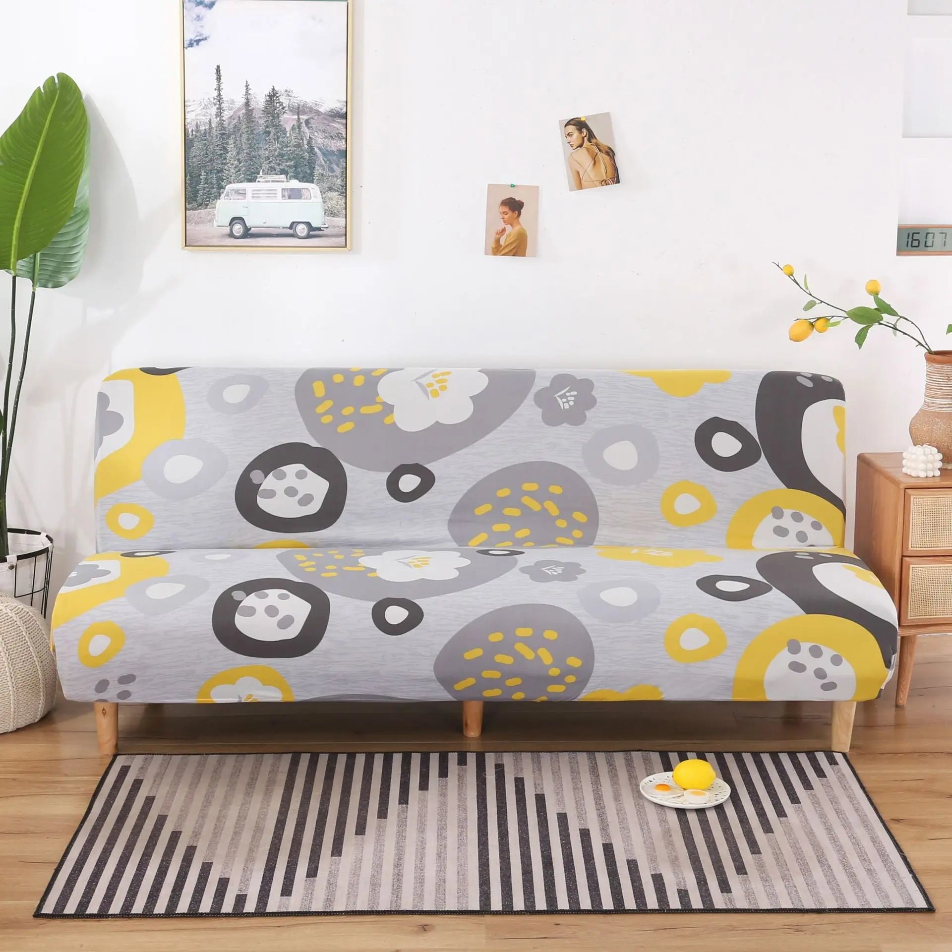 Armrest Covers Stretchable Polyester Nuvette Warm Yang-160to190