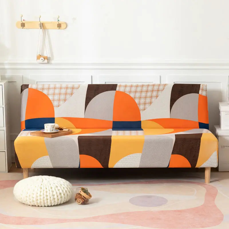 Armrest & Cushion Covers Nordic Milk Silk Luvéne Color puzzle-Medium