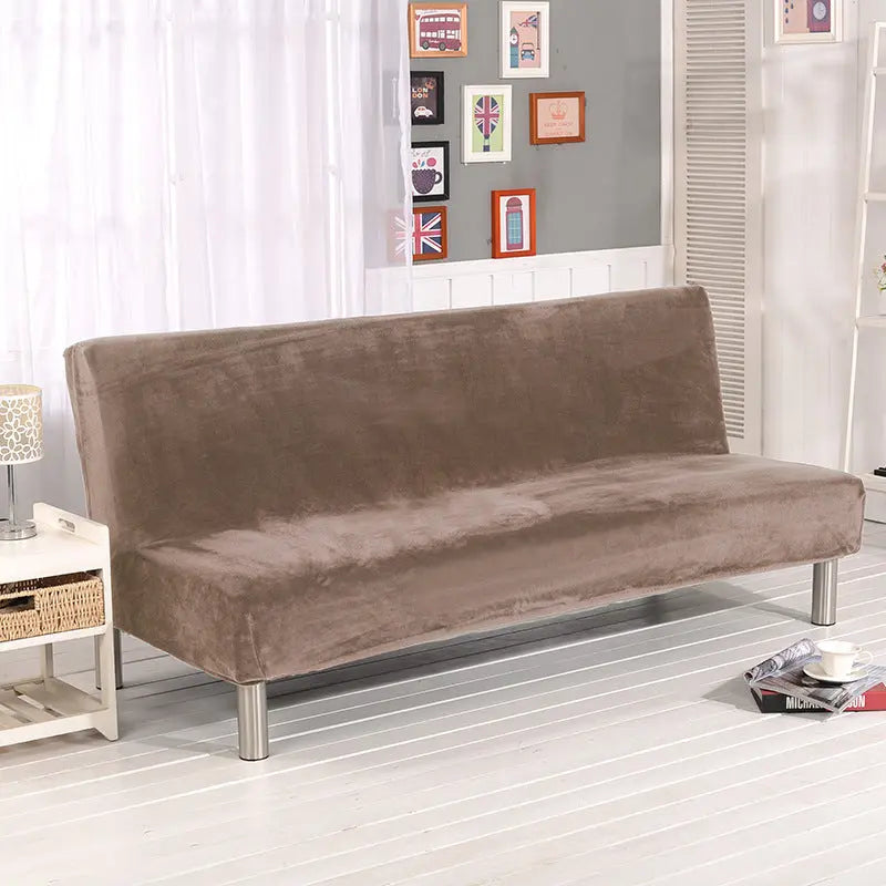 Armrest & Cushion Covers Plush Fitted Élodie Camel Plush Thickening-Large Size 190to210cm