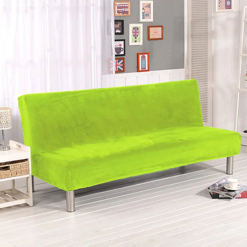 Armrest & Cushion Covers Plush Fitted Élodie Fruit Green Plush Thickening-Small Size 160to190cm