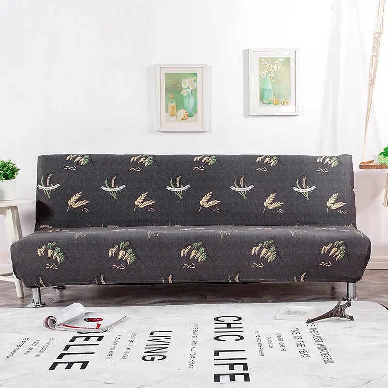 Armrest & Cushion Covers Stretch Sofa-Bed Eloise ArmyGreen-100 x145cm
