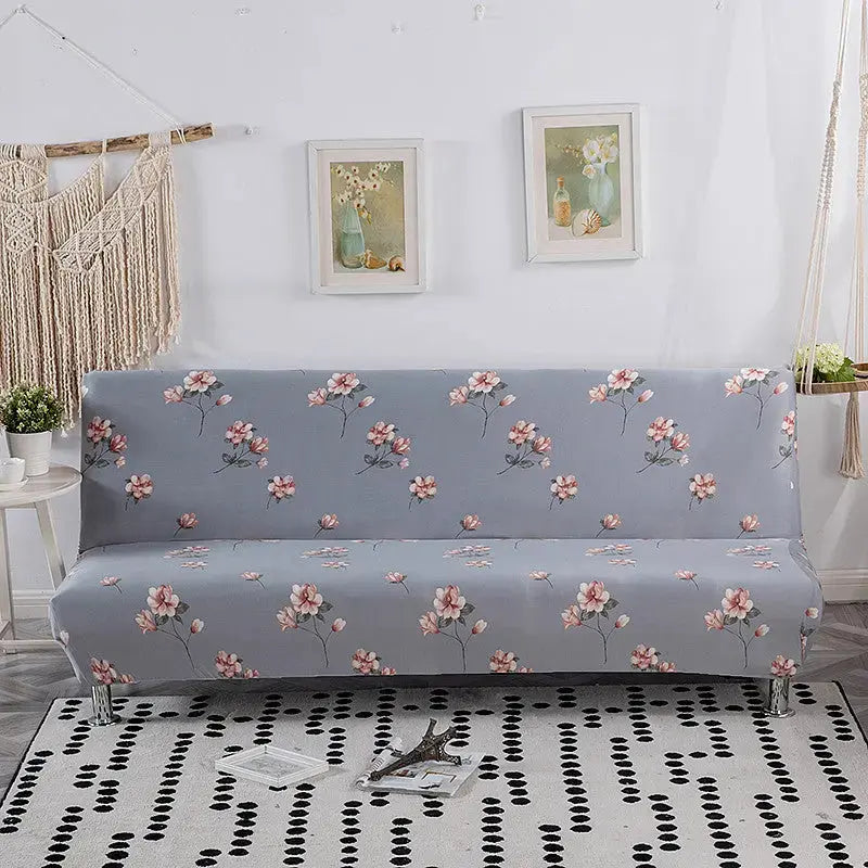 Armrest & Cushion Covers Stretch Sofa-Bed Eloise Transparent-150x 185cm