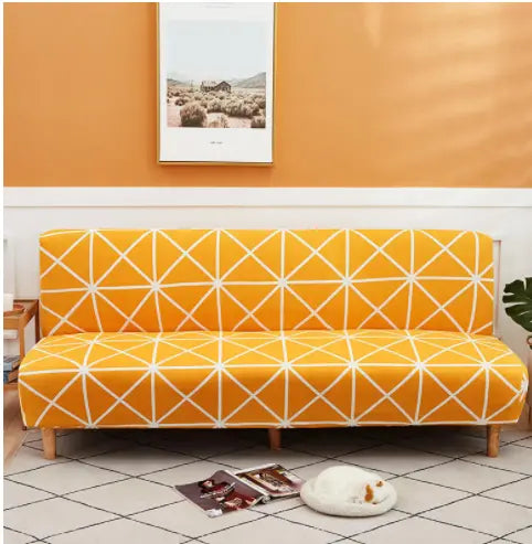 Armrest & Cushion Covers Stretchable Brushed LUMIÈRE Sansheng Huang-190or210cm