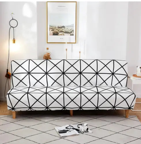 Armrest & Cushion Covers Stretchable Brushed LUMIÈRE Sanshengbai-190or210cm
