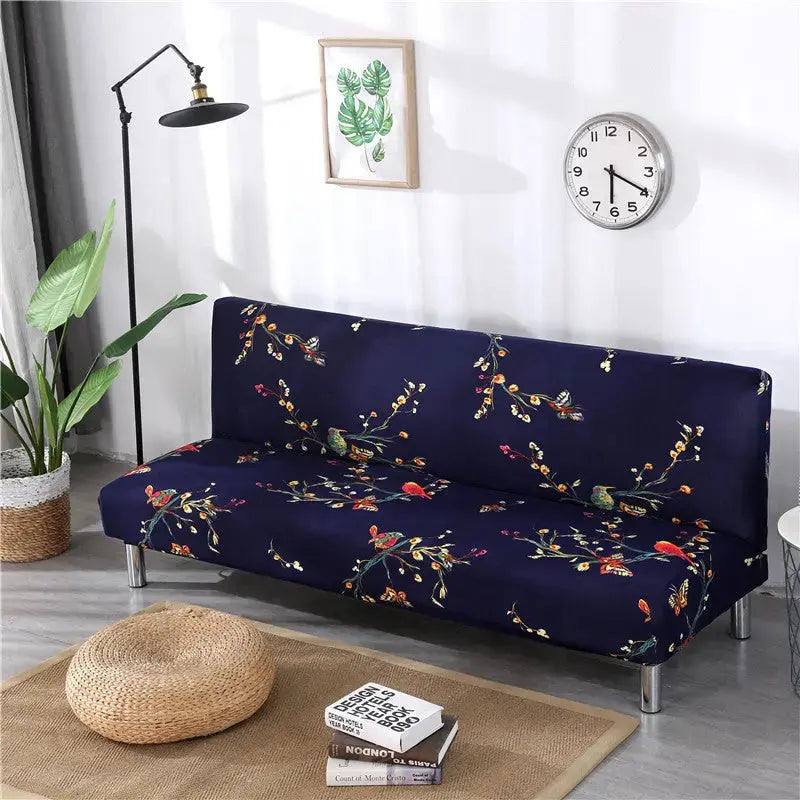 Armrest & Cushion Covers Stretchable Modern LUNETTE Birds And Flowers-Large Size