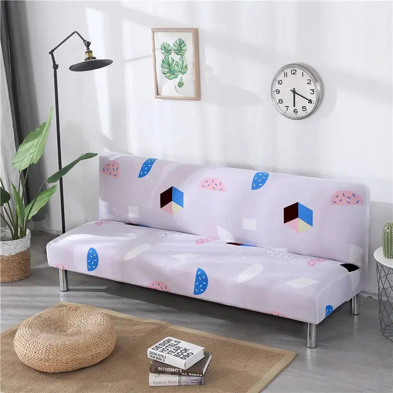 Armrest & Cushion Covers Stretchable Polyester LUMIELLE Colour Geometry-Large Size