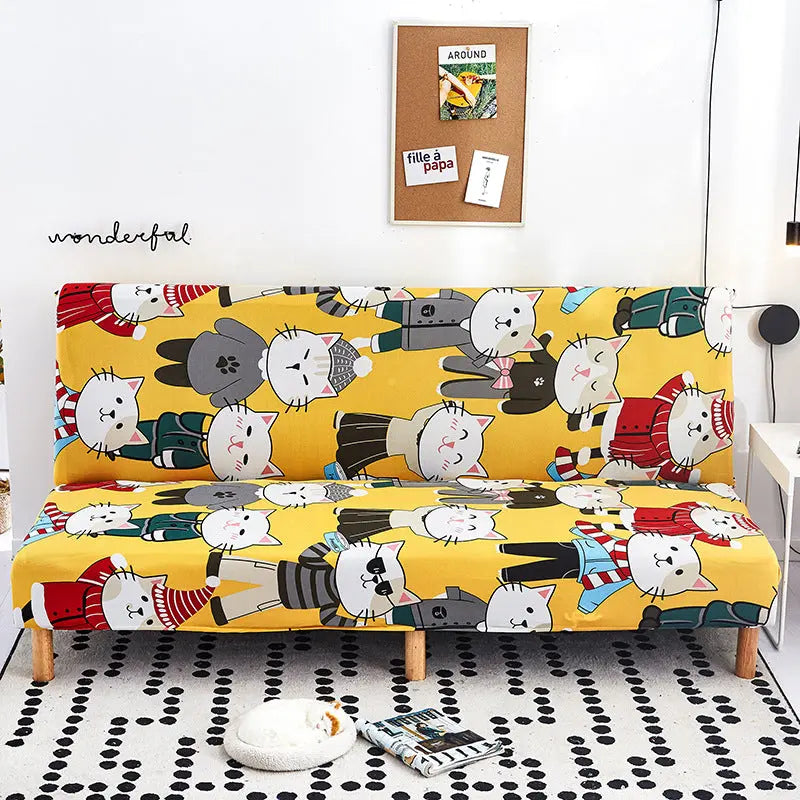 Armrest & Cushion Covers Stretchable Sereine Social Cat-160to190