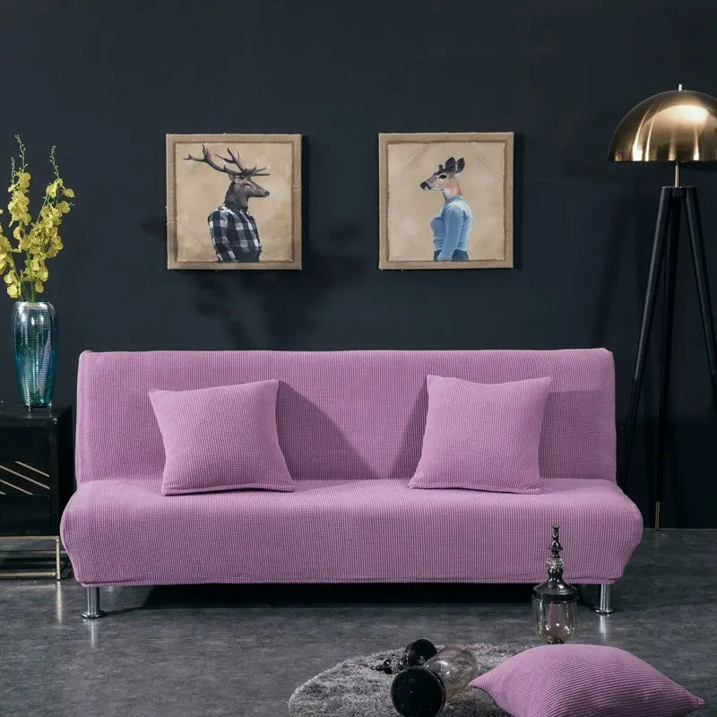 Armrest & Cushion Covers Stretchable Slipcover Élanza Light purple-M
