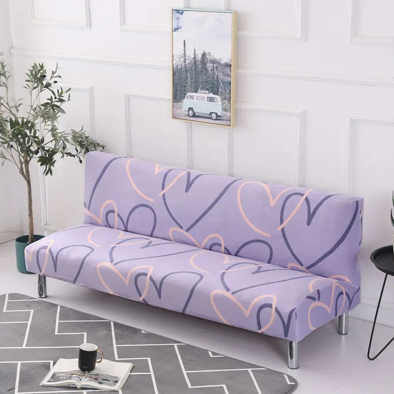 Armrest & Cushion Covers Stretchable Sofabed AURÉLIA Style 15-M
