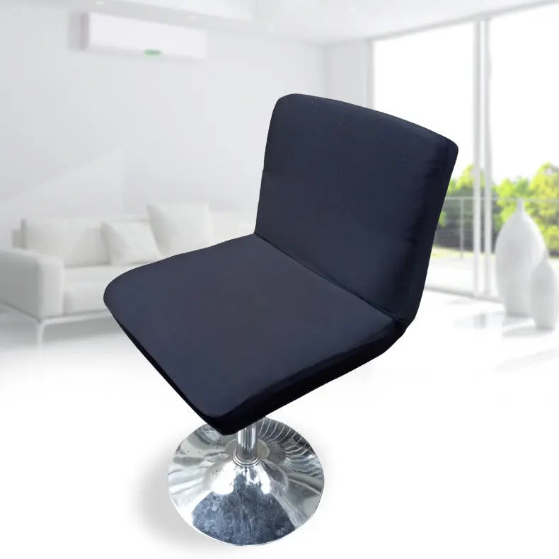 Bar Stool & High Chair Covers Stretch Glossy LUMIÈRE Black