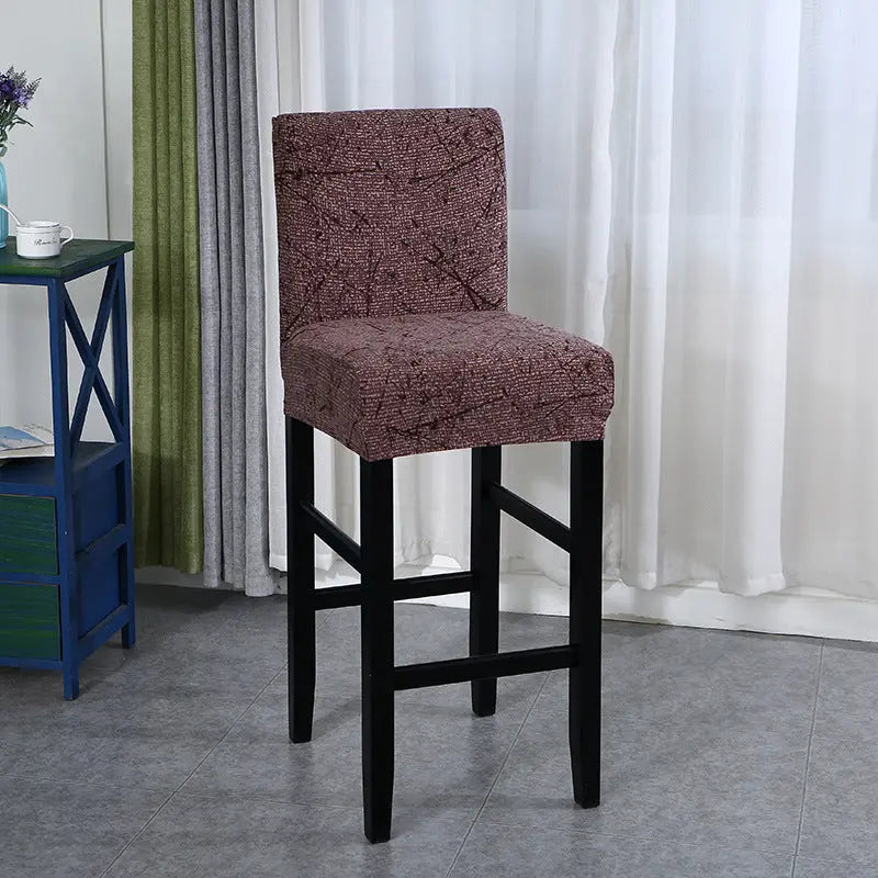 Bar Stool & High Chair Covers Stretchable CleanGuard LUMIÈRE Maca