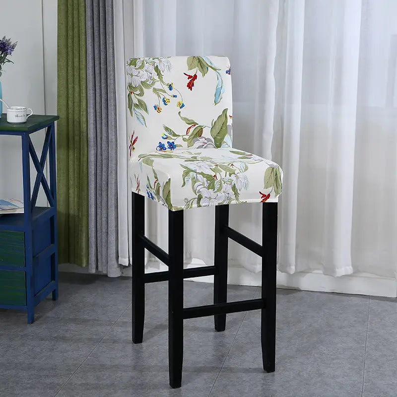 Bar Stool & High Chair Covers Stretchable CleanGuard LUMIÈRE Spring is long