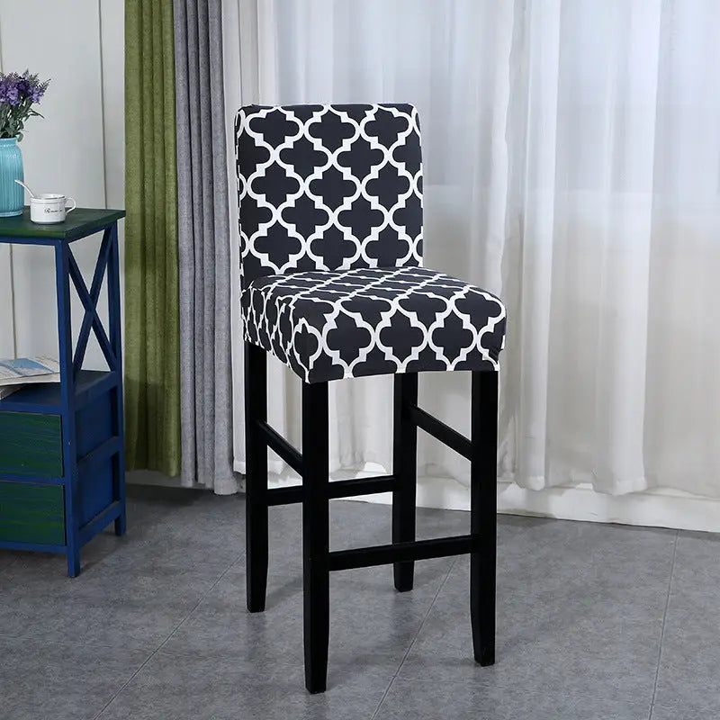 Bar Stool & High Chair Covers Stretchable Sableté Flower rhyme