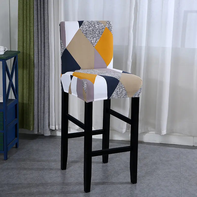 Bar Stool & High Chair Covers Stretchable Sableté Rubiks Cube