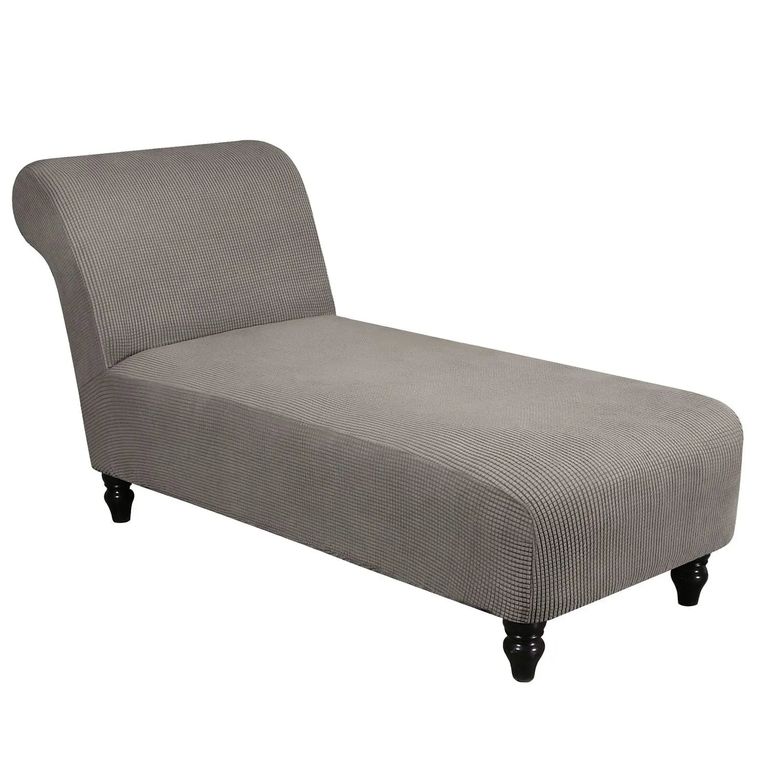 Deck Chair Cover Stretch Fit LUMIÈRE Taupe-No Armrest
