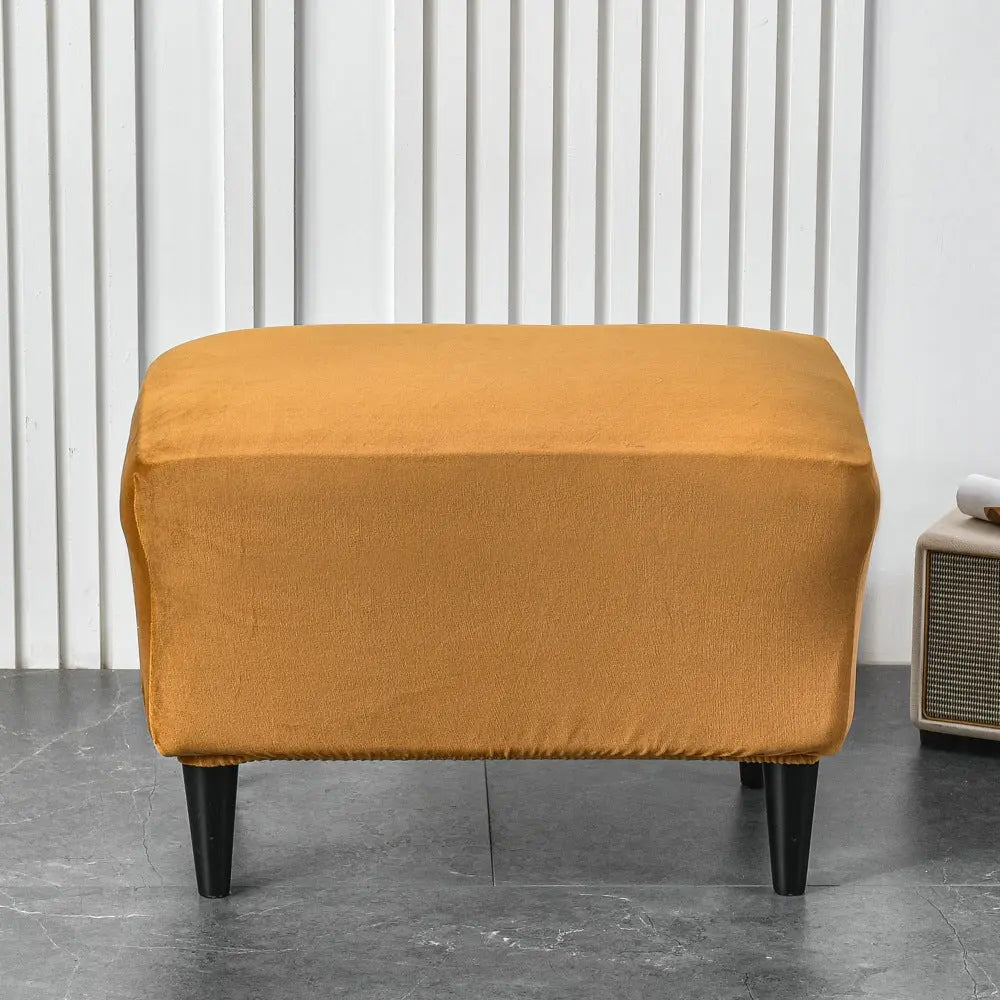 Bench Cover Plush Velvet Renée Camel-40x60cm