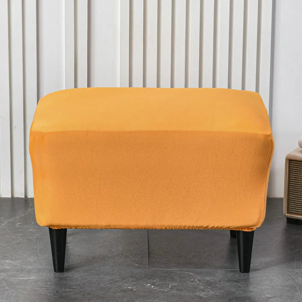 Bench Cover Plush Velvet Renée Orange-40x60cm