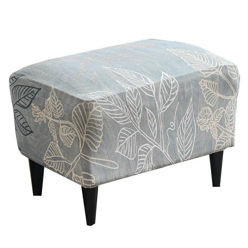 Bench Cover Stretchable Polyester NOEMIE Autumn waters
