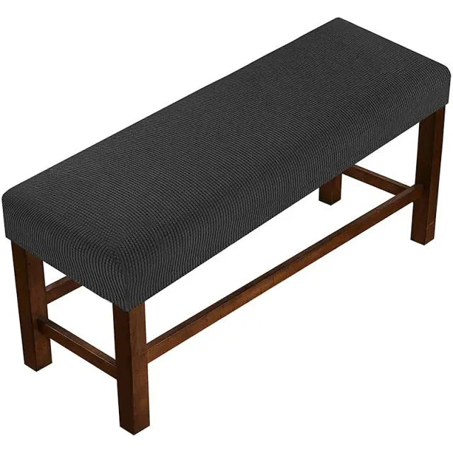 Bench Slipcover Velvet Dustproof Céleste Black-90x50x20cm