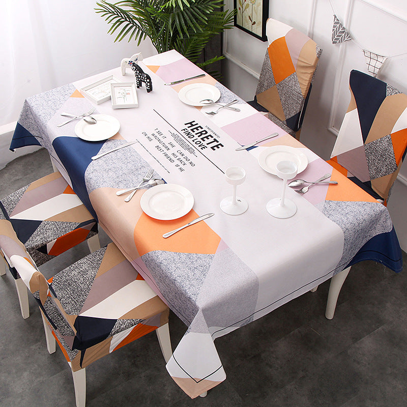 Table Cloth Nordic Easy-Care LUMIEREA 6style-140X210cm