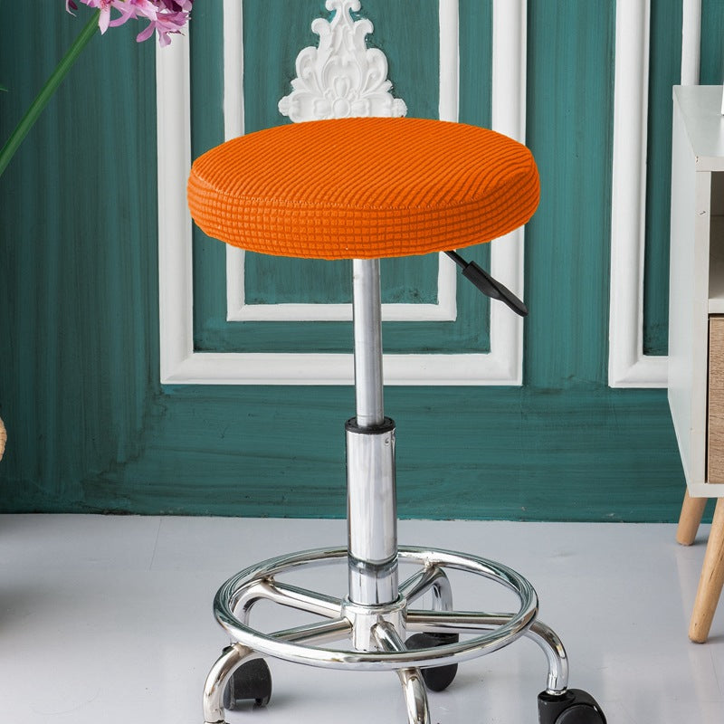 Rolling Stool Cover Stretch Fit COLETTE Orange