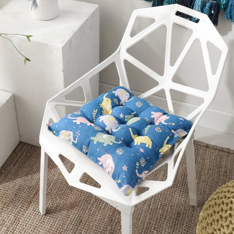 Chair Seat Cushion Covers Linen Non-Slip VIVANE Color image-40x40cm