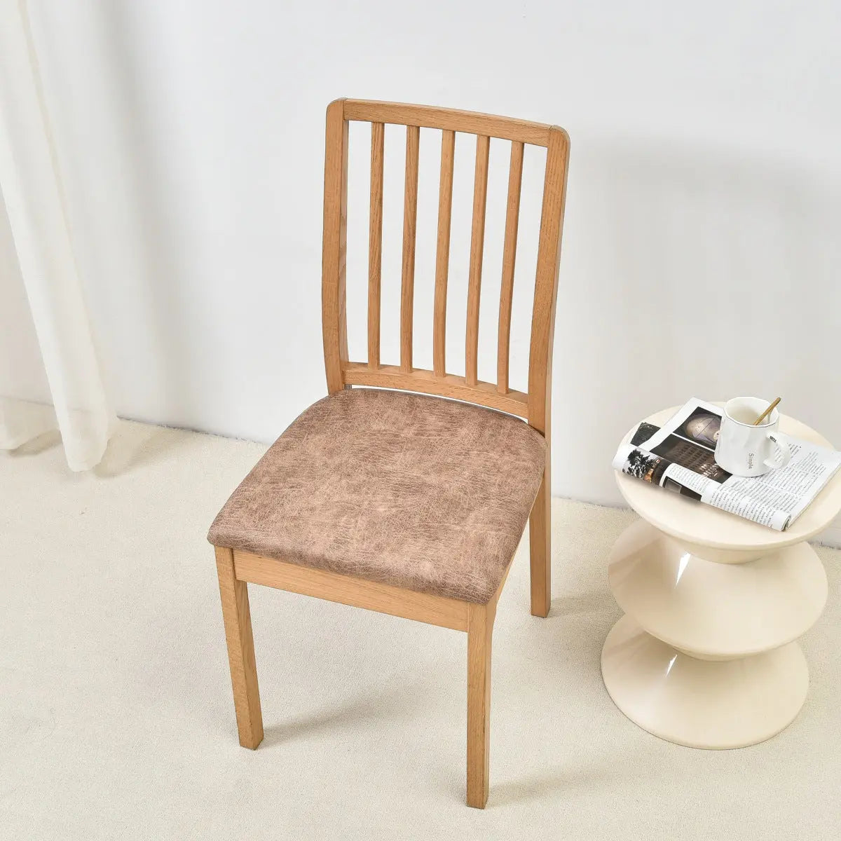 Chair Seat Cushion Covers Non-Slip Geometric LUMIERA