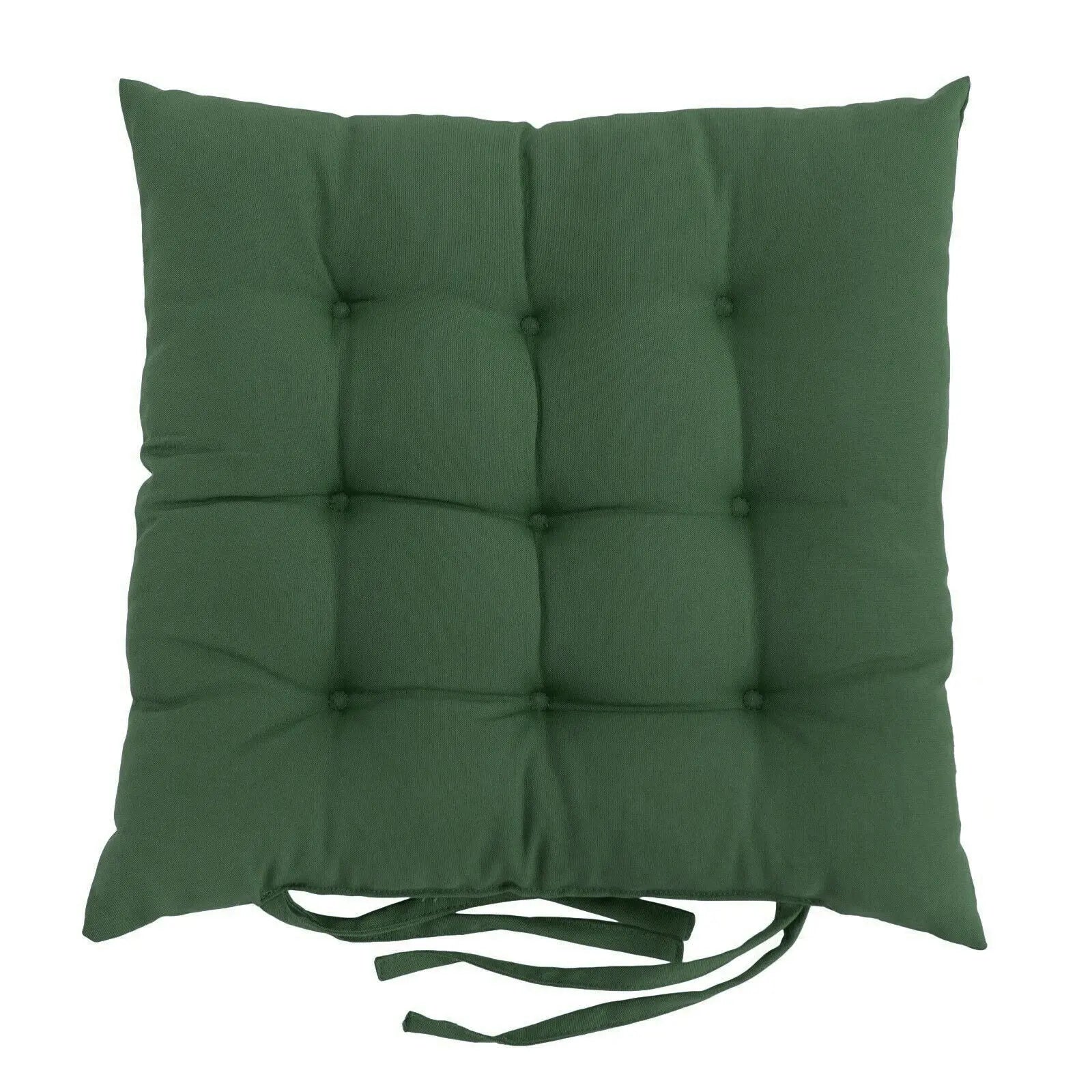 Chair Seat Cushion Covers Padded Cozy LUMINAIR Olive Green-40x40