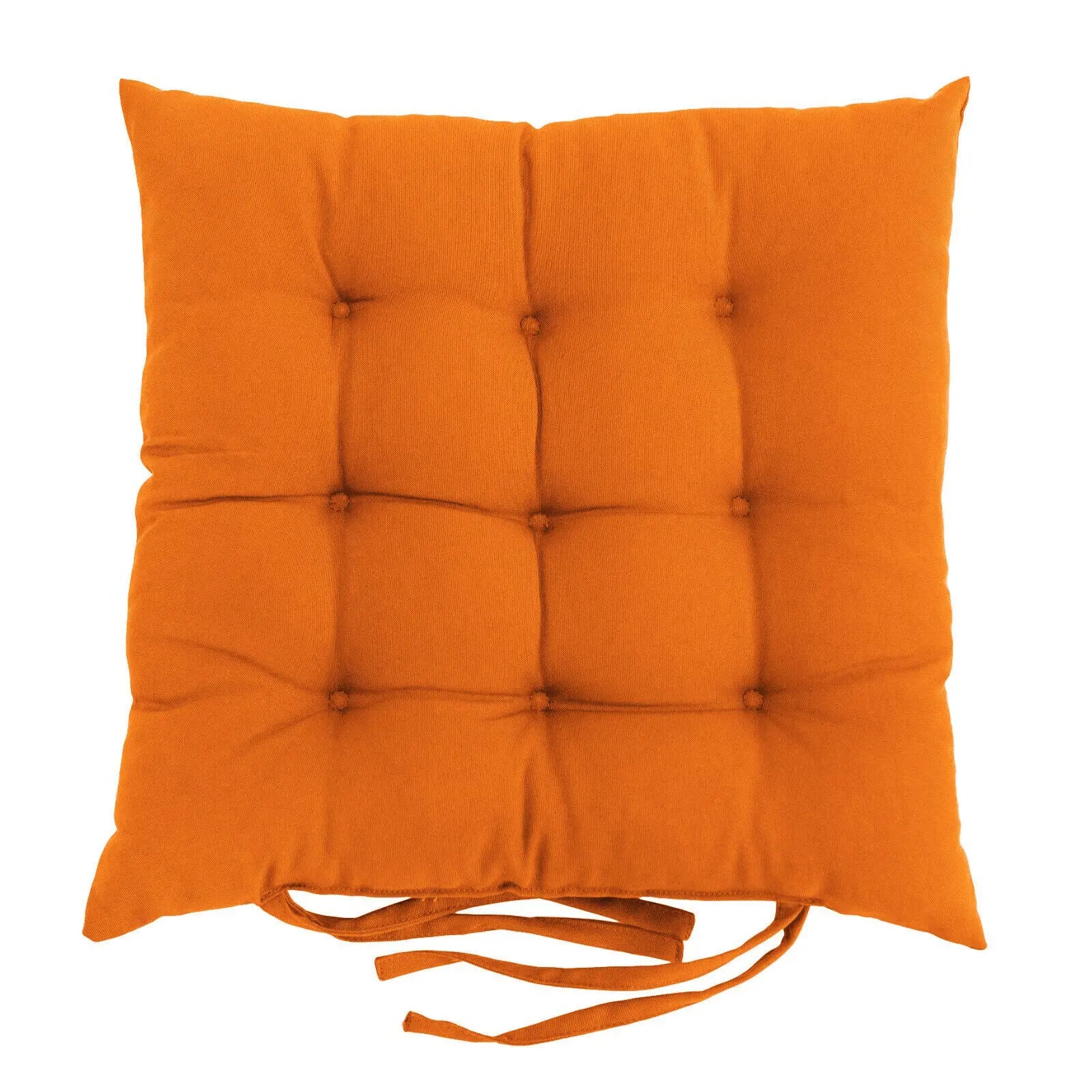 Chair Seat Cushion Covers Padded Cozy LUMINAIR Orange-40x40