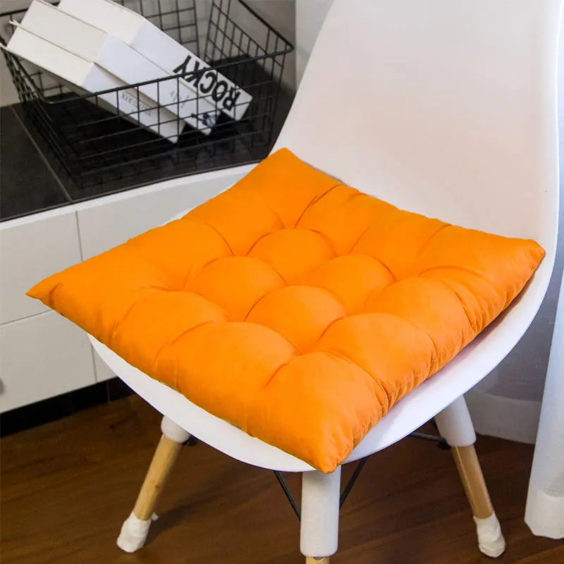 Chair Seat Cushion Covers Padded Cozy LUMINAIR Orange-40x40 ordinary