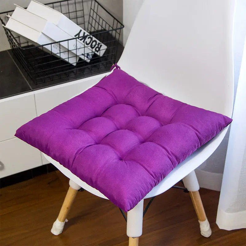 Chair Seat Cushion Covers Padded Cozy LUMINAIR Purple-40x40 ordinary