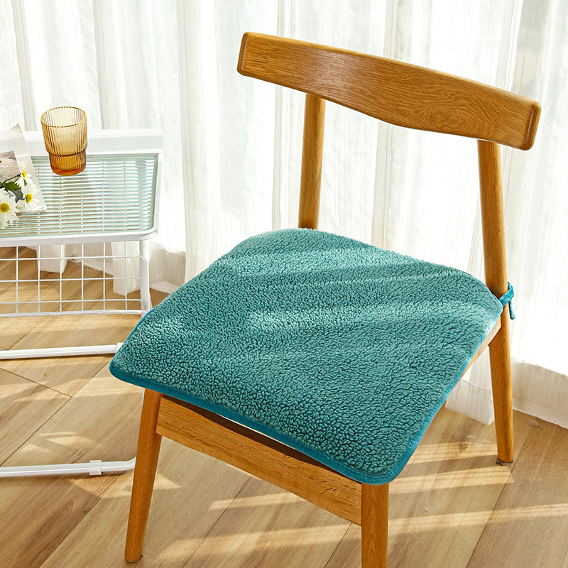 Chair Seat Cushion Covers Plush Cozy LAMIELLE Green-40 × 40