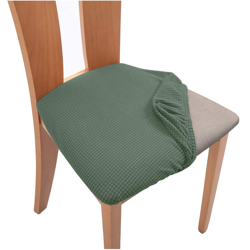 Chair Seat Cushion Covers Stretch-Fit Velura Light Green