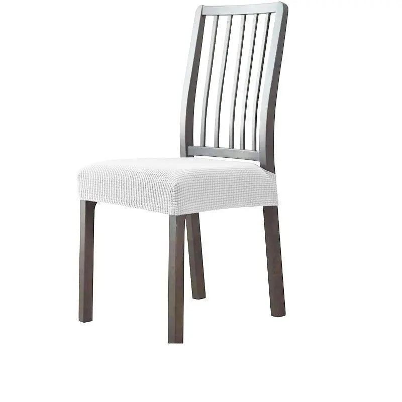 Chair Seat Cushion Covers Stretchable Quiltaire White-Average Size