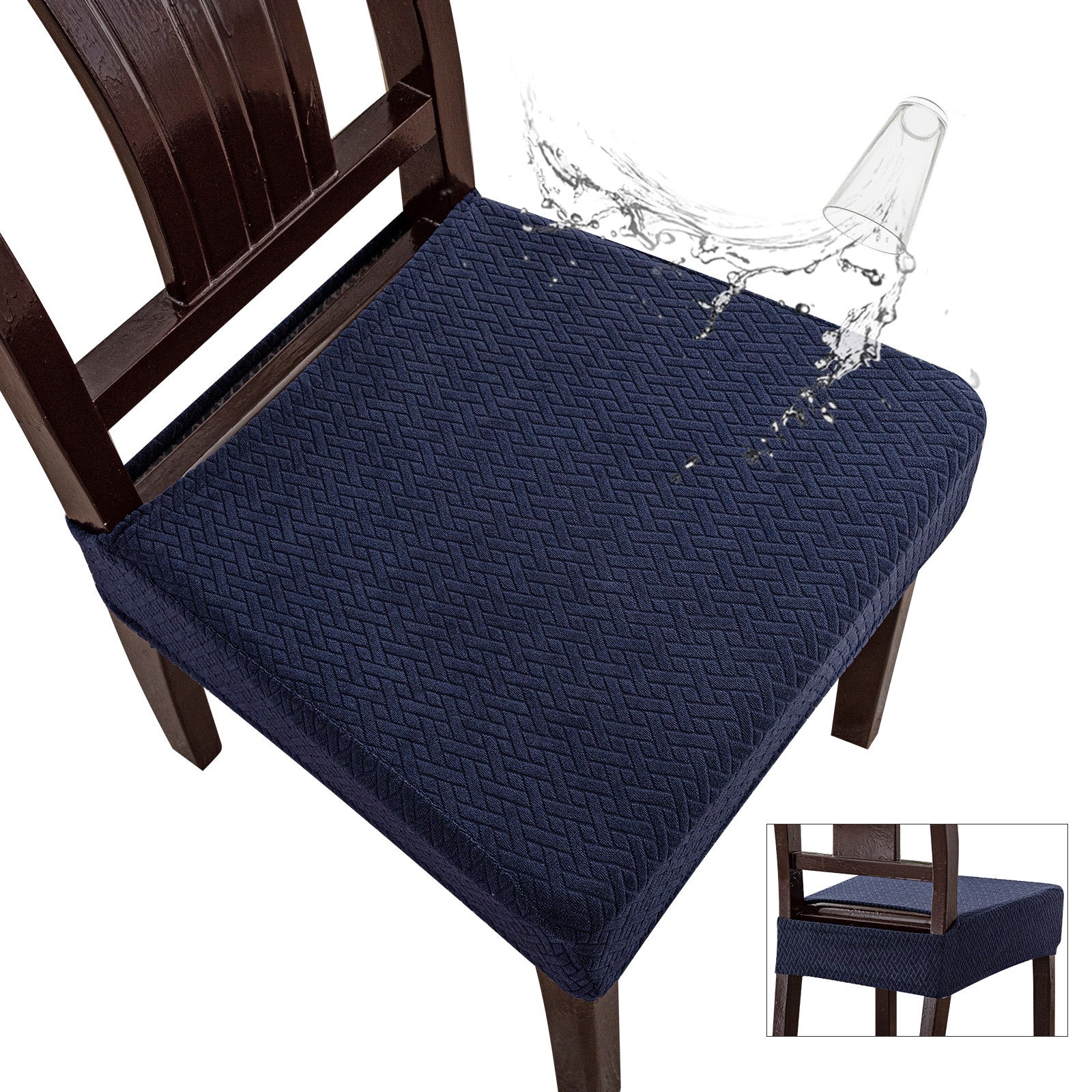 Chair Seat Cushion Covers Waterproof Polyester LUMINEA