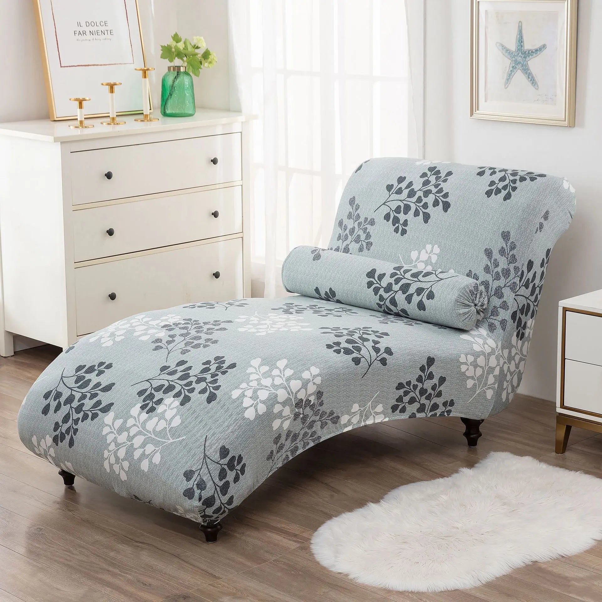 Chaise Lounge Slipcove Stretch Pet-Friendly CHARMÉA Ye Informed-1PCs Recliner Cover