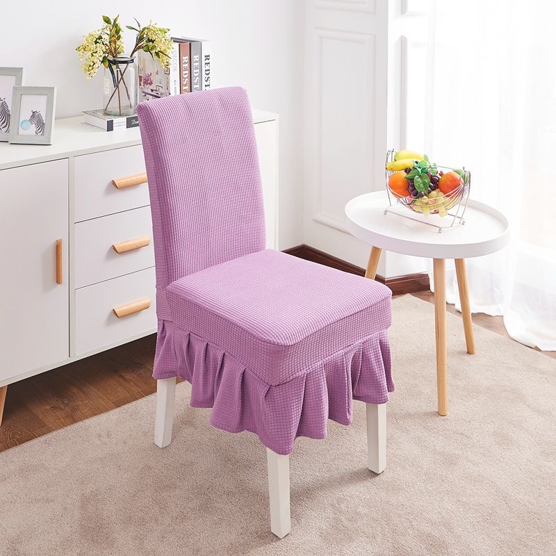 Conference Chair Cover Stretch-Fit CELINE Light purple