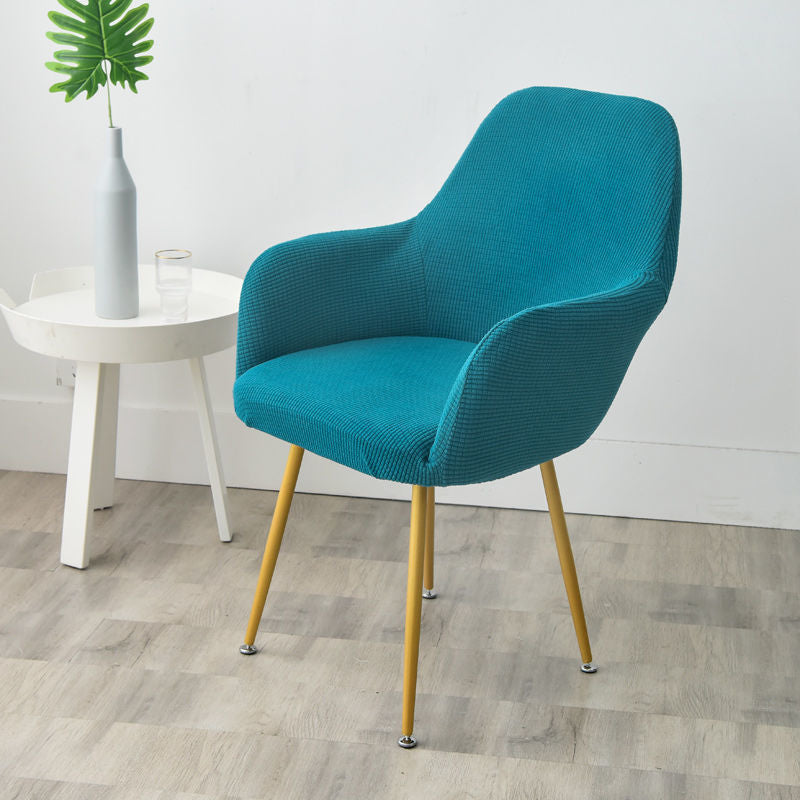 Conference Chair Cover Stretchy Spandex ELOISE Blue