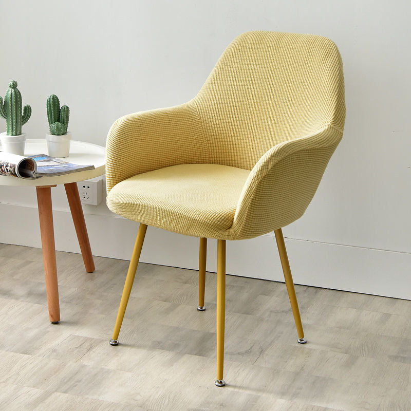 Conference Chair Cover Stretchy Spandex ELOISE Cream color