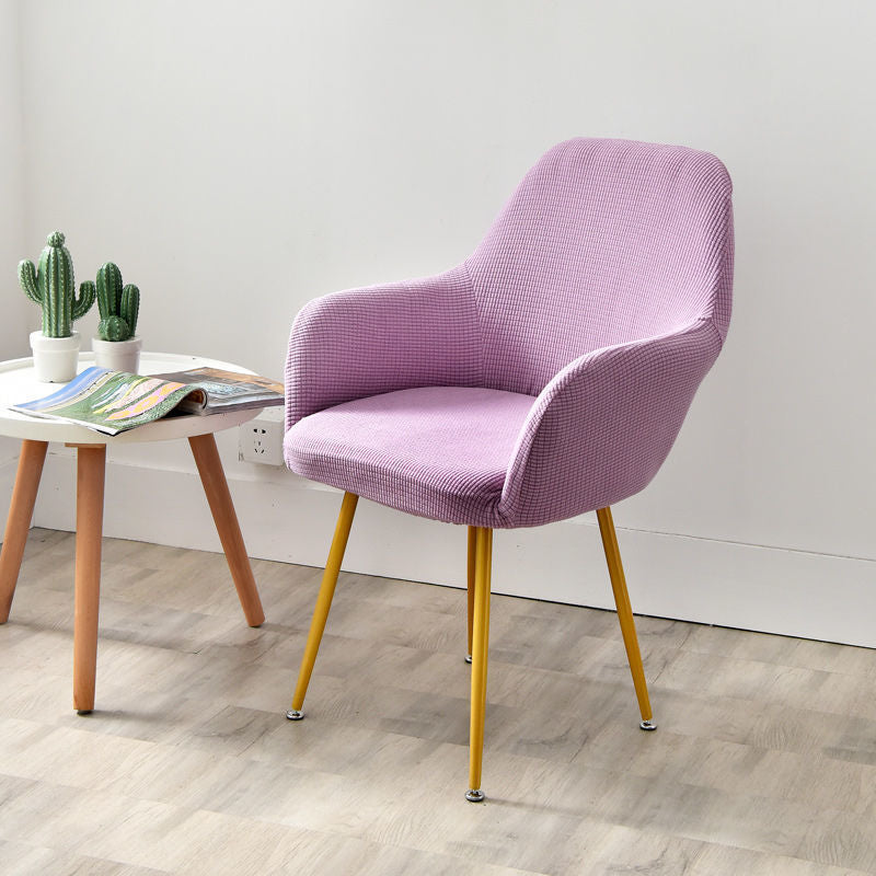 Conference Chair Cover Stretchy Spandex ELOISE Light Purple