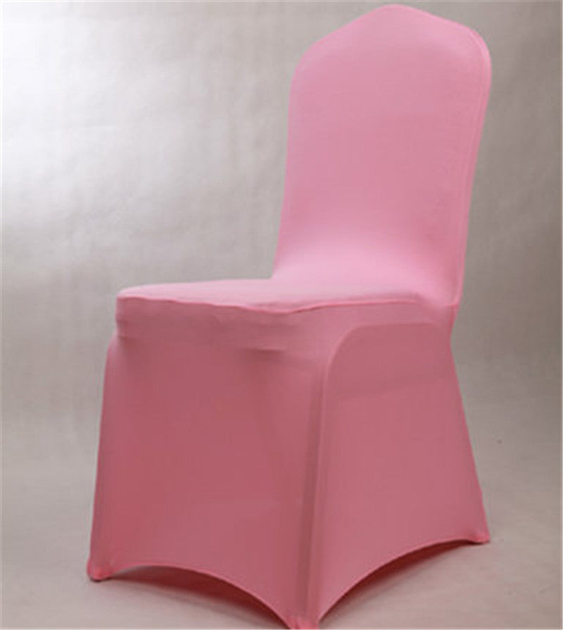 Conference Room Chair Cover Stretch Lycra ELUNIA Pink-4PCS